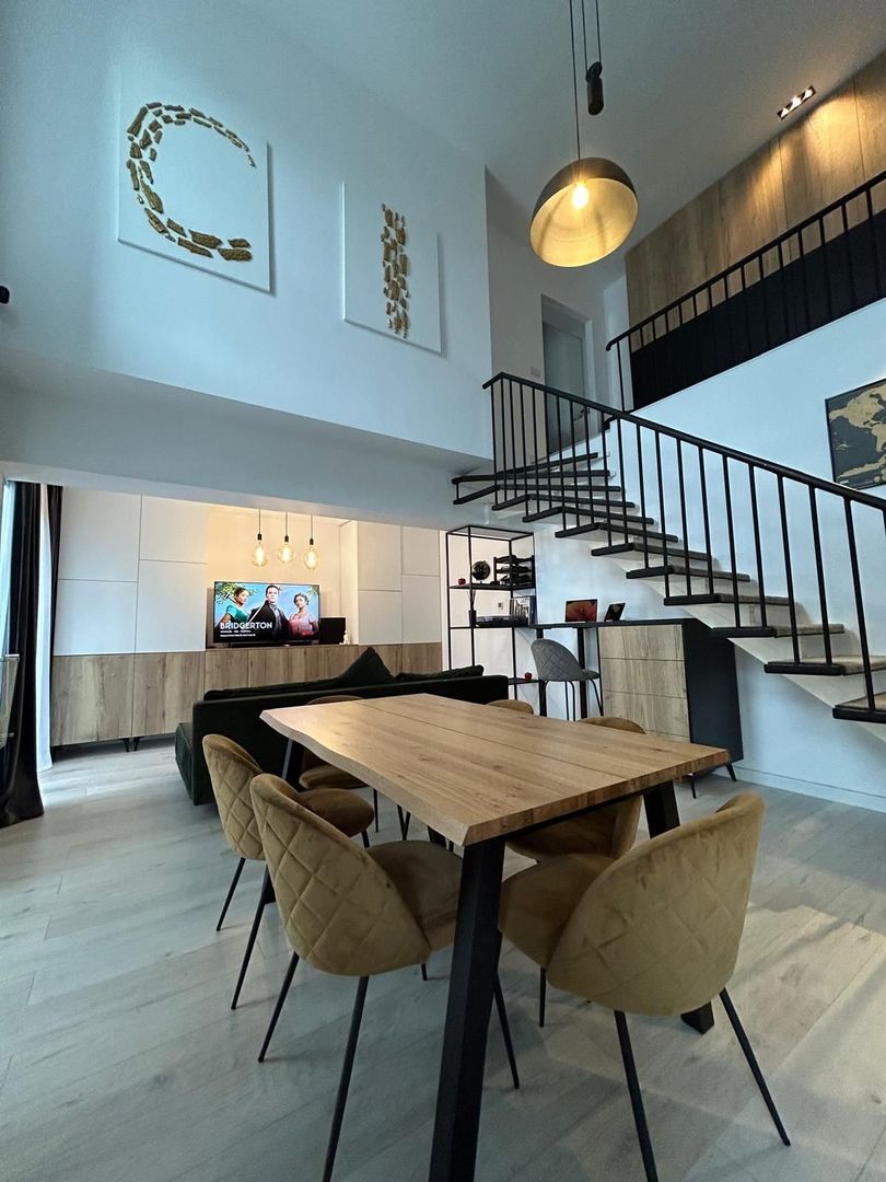 Penthouse cu loft, Belvedere Residence, mobilat complet, vedere panoramică - Poză 8