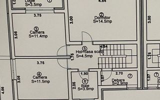 Duplex Modern cu 4 camere si gradina, in Cisnadie - Schiță 10