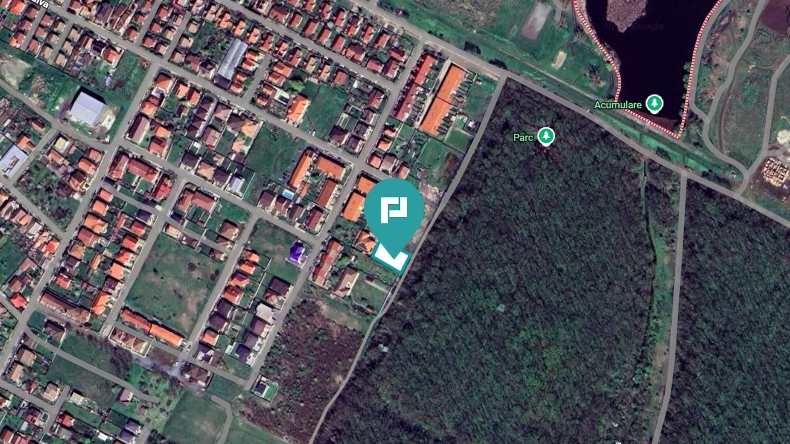 Teren  Dumbrăvita langa pădure  si lac - Poză 1