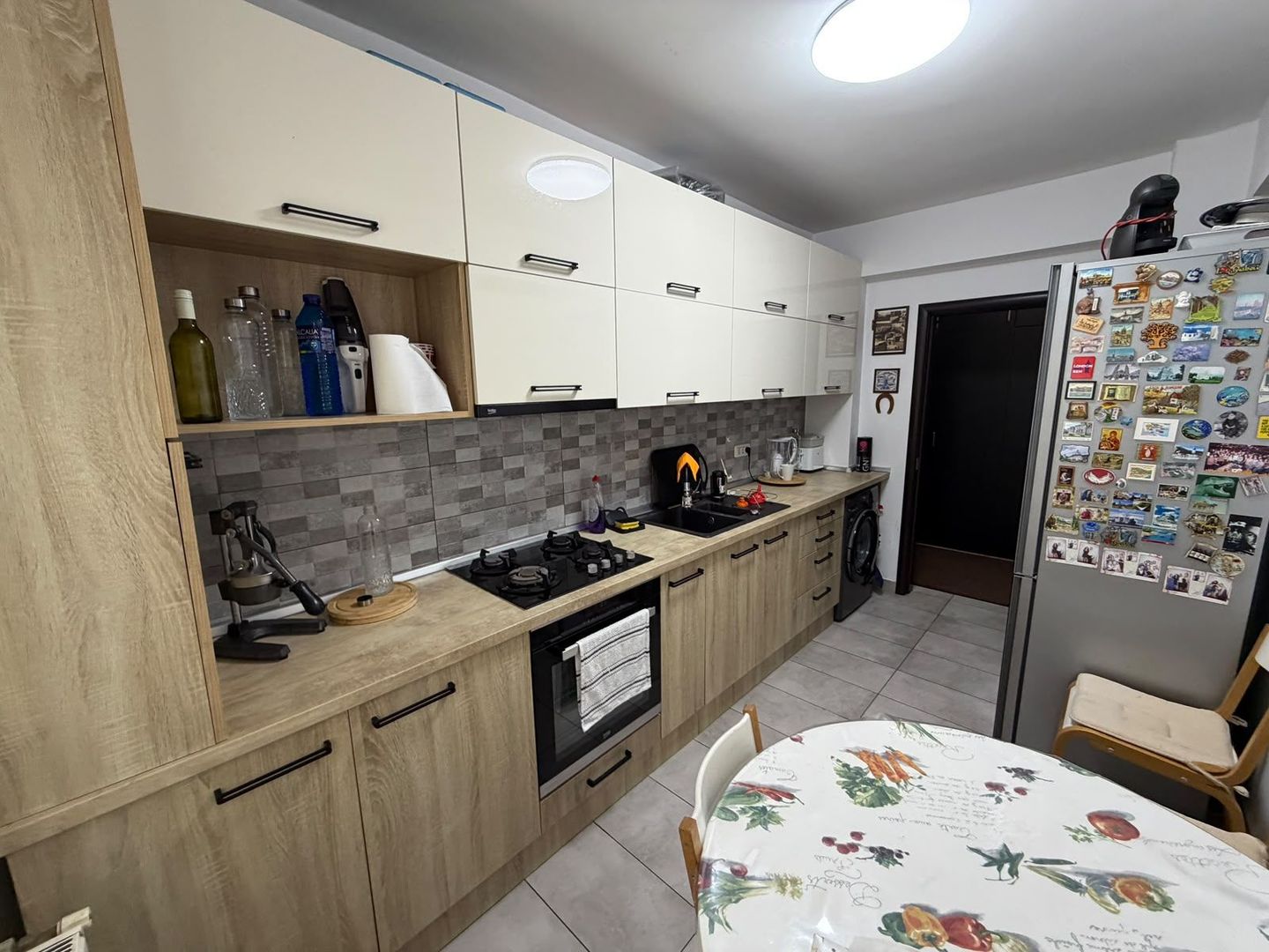 AP. 3 CAMERE - CURTE 77 MP, PARCARE INCLUSA, MOBILAT MODERN, COMIS 0% - Poză 12