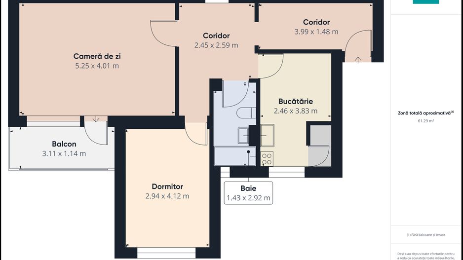 Apartament cu 2 camere ultracentral! - Poză 5