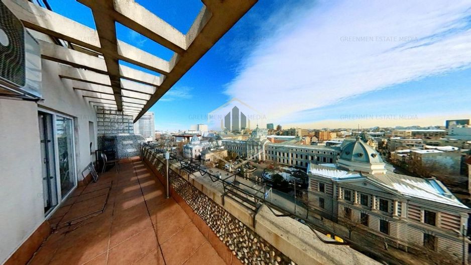 3 camere cu terasa spectaculoasa, vedere catre Universitate si Blvd Bratianu - Poză 5