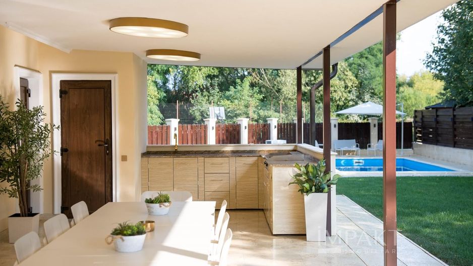 Casa de lux cu piscina, 5 camere, Borhanci – inchiriere - Poză 3