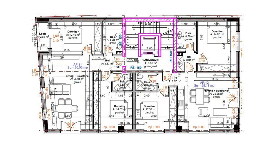 Vanzare 3 camere 65 mp , imobil nou,  Marasti, zona benzinaria MOL - Poză 3