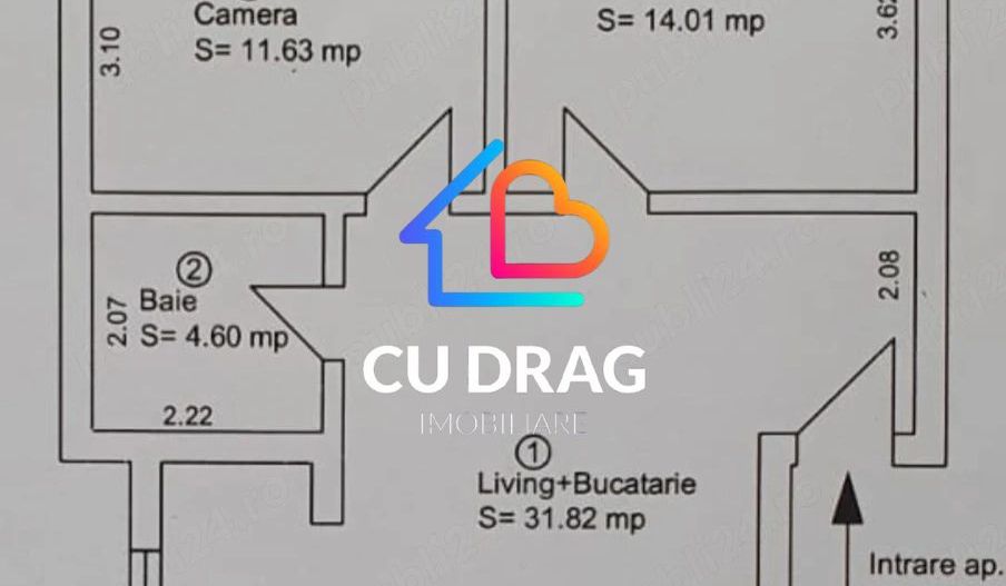 Apartament 3 camere Turnisor - Poză 9