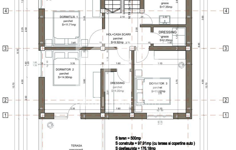Casa individuala, 120mp, Teren 400mp, Jucu de Mijloc, Han KM 17 - Poză 3