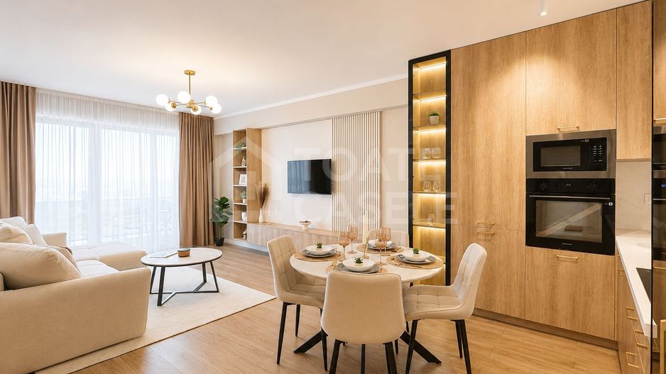 Apartament 2 camere, ultrafinisat, zona Vivo - Poză 2