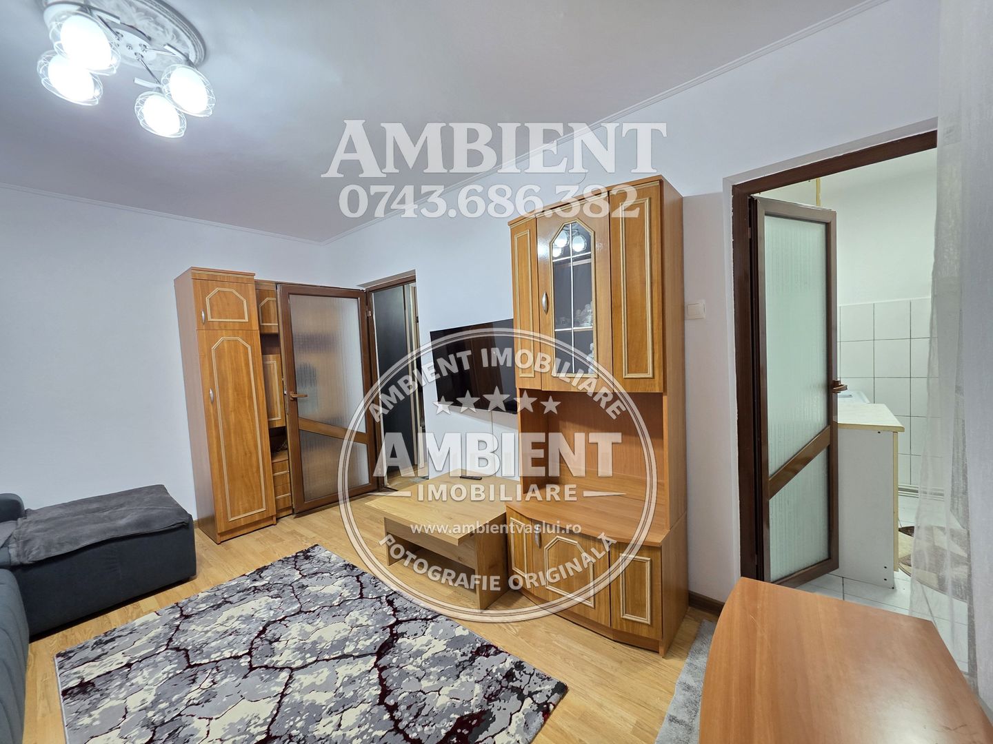 Apartament cu 1 cameră, etaj 1, mobilat și utilat, VASLUI - zona FILATURII; - Poză 3