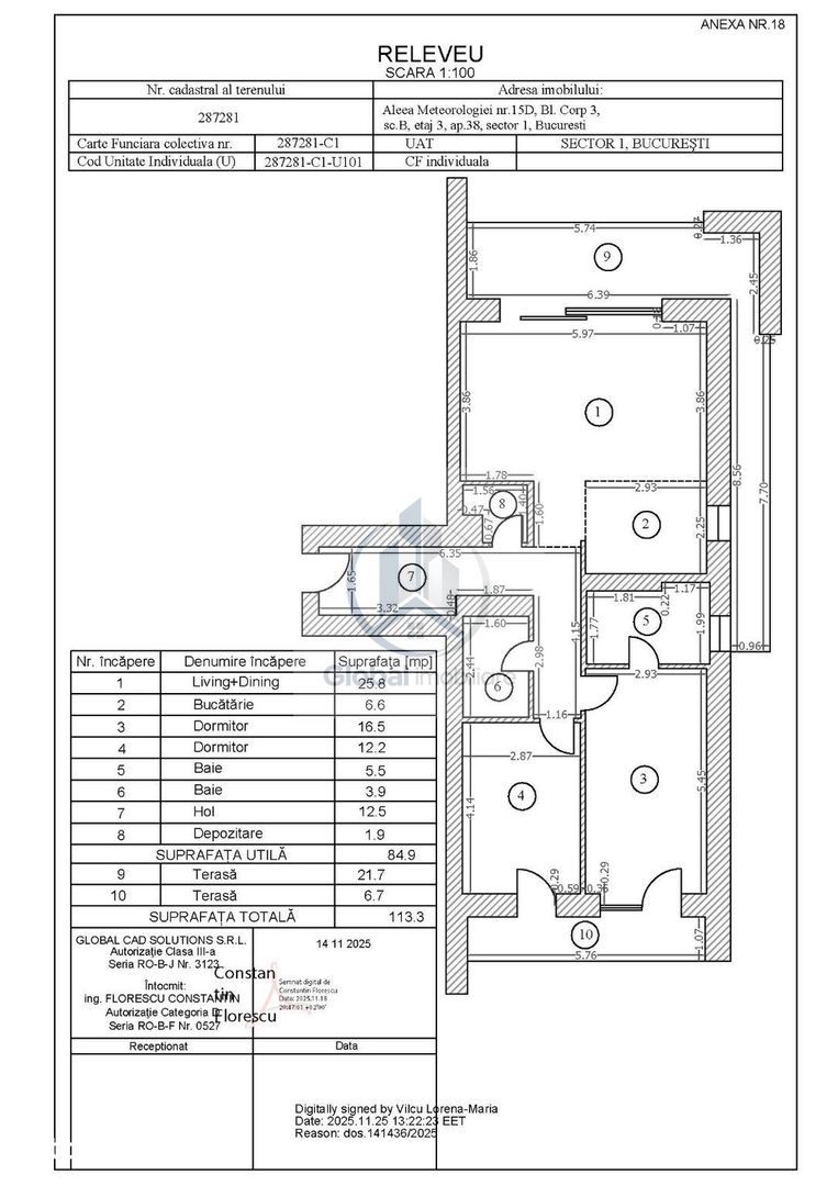 Apartament nou 3 camere Băneasa | 113 mp | Prima închiriere - Poză 9