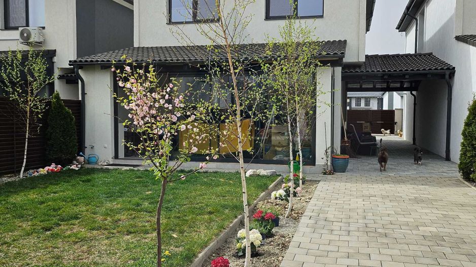 Casa moderna 4 camere 2 bai teren 500 mp terasa si pod in Selimbar - Poză 9