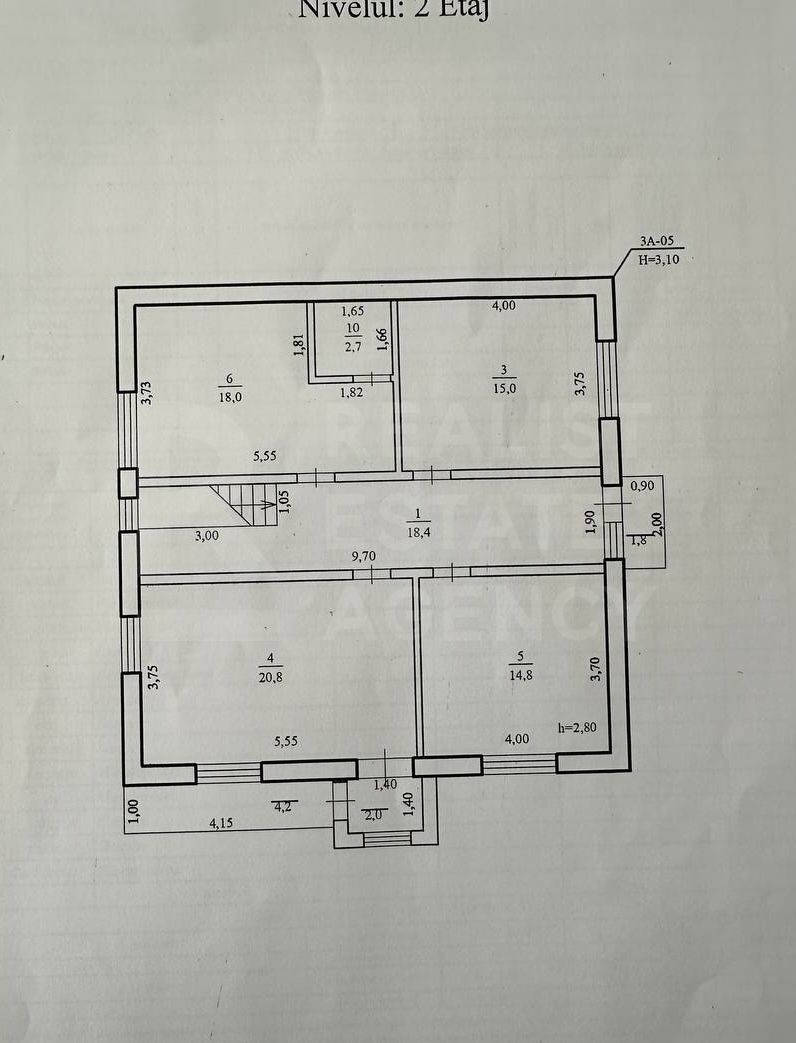 Chirie, spațiu de birouri, 236 mp, strada București, Centru - Schiță 16