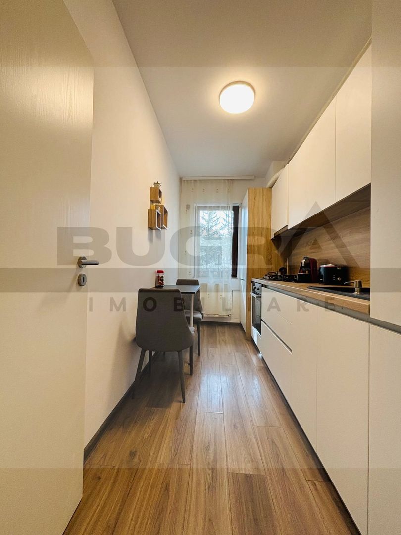 Apartament tip studio - finisat, mobilat, parcare, terasa, Luminia - Poză 4
