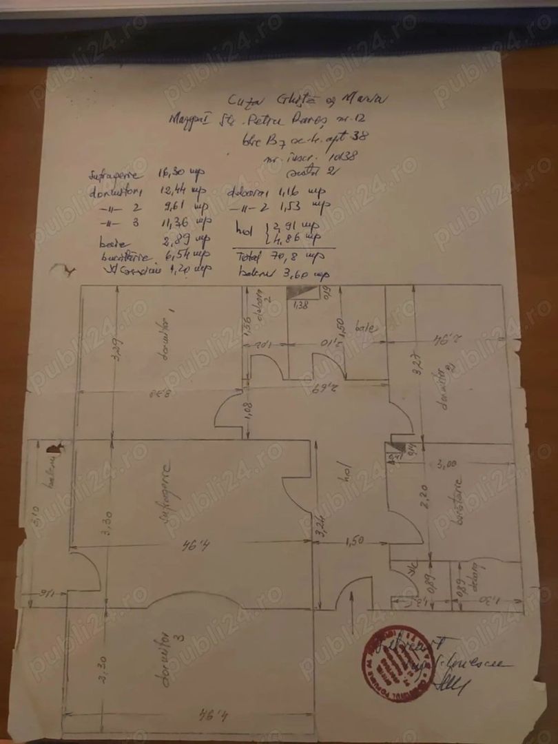 Apartament 4 cam Mazepa 1,et 3 - Poză 9