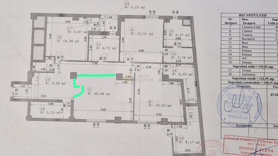 3 Camere + Parcare | Bloc 2010 | Piața Unirii - Poză 11