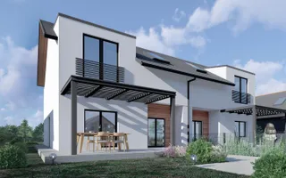 Casa tip duplex 380mp teren- Sura Mica- Ansamblu nou - Poză 15