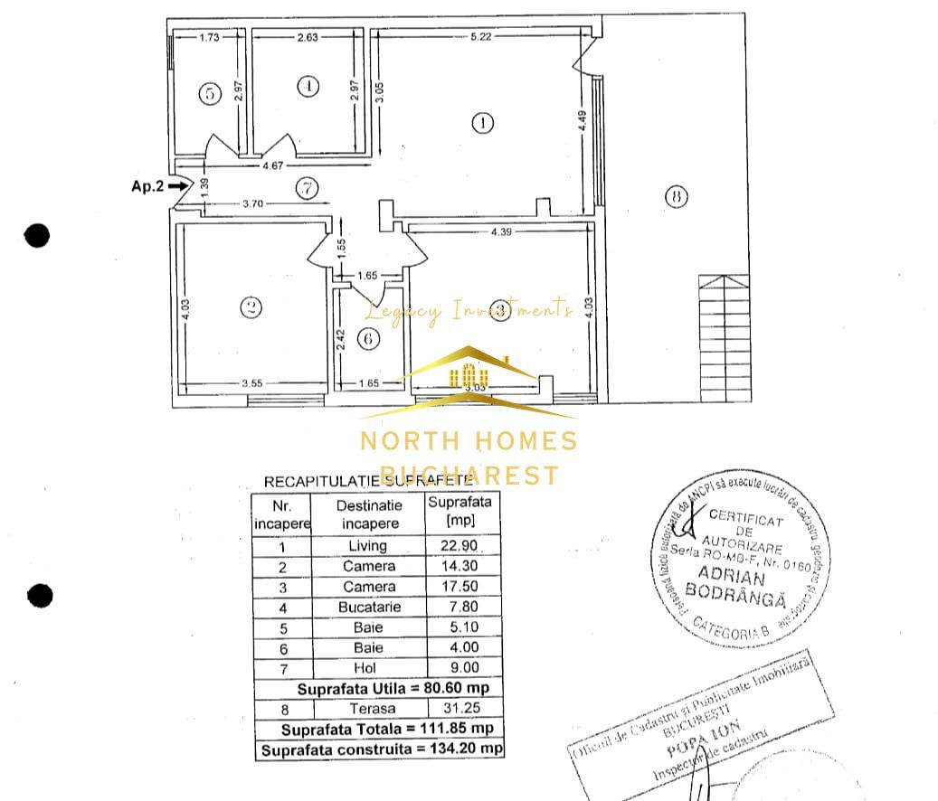 Ap 3 camere cu parcare subterana si curte in vila in zona Dămăroaia - Poză 21