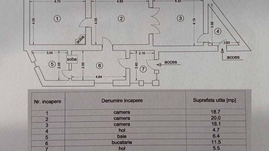 Casă individuală de renovare în Bod, Brașov - Schiță 20