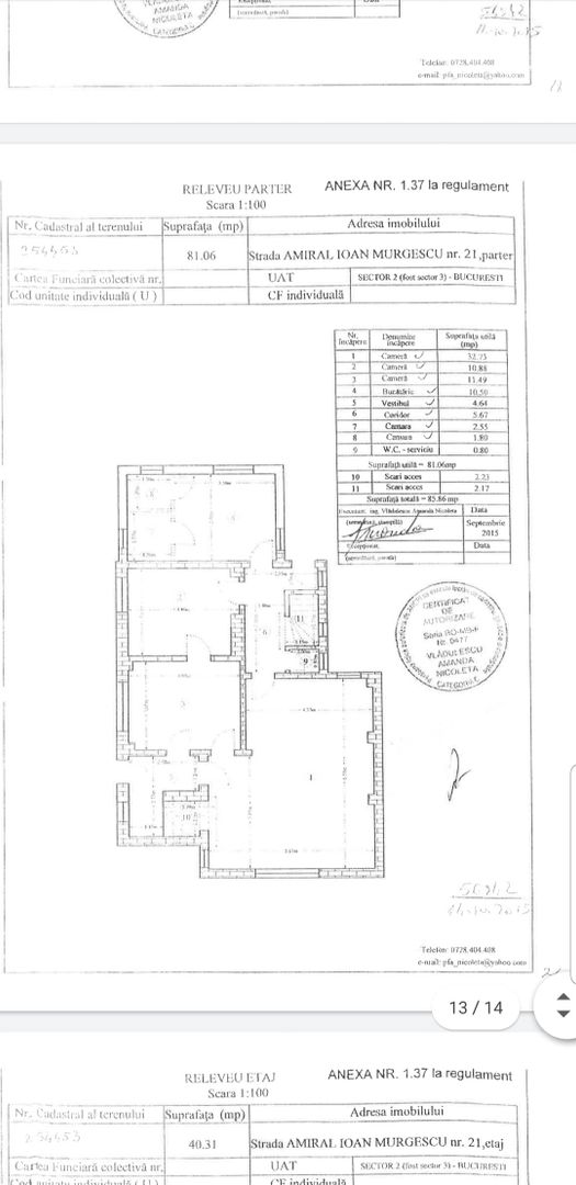 Casă / Vilă în Ferdinand, Bucuresti - Schiță 11