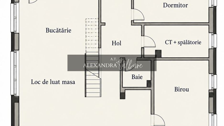 Casa individuala 6 camere, 5 bai, terasa la etaj, curte, P+ET+POD - Poză 20
