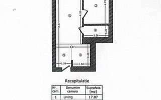 APARTAMENT 2 CAMERE | AVIATIEI PARK | 42 MP | MOBILAT | TERASA-PARCARE - Schiță 9