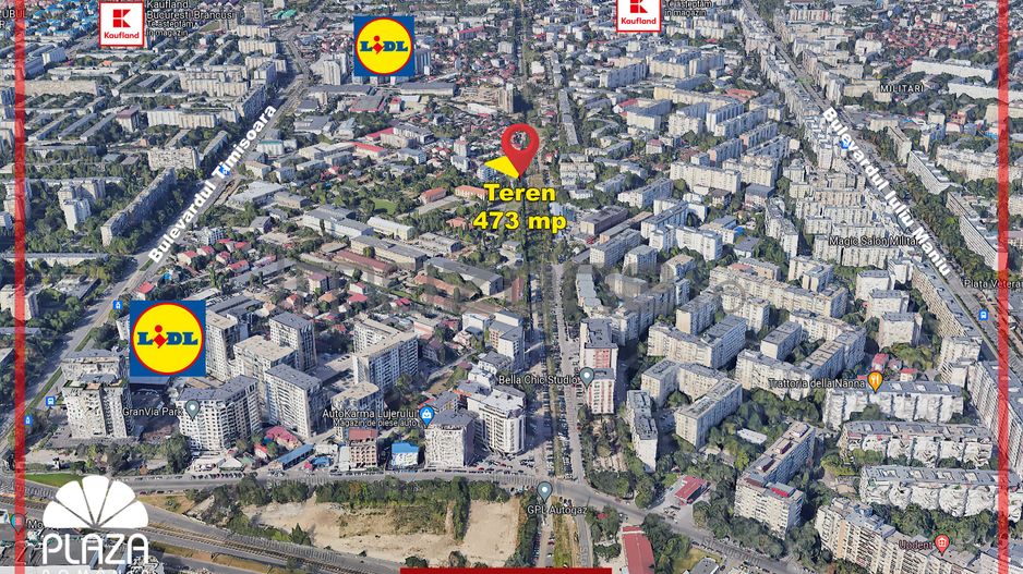 Teren investitie, Militari - Mirodeniei, 473mp,  zona M2, POT 70%, CUT 3,0 mp. - Poză 1