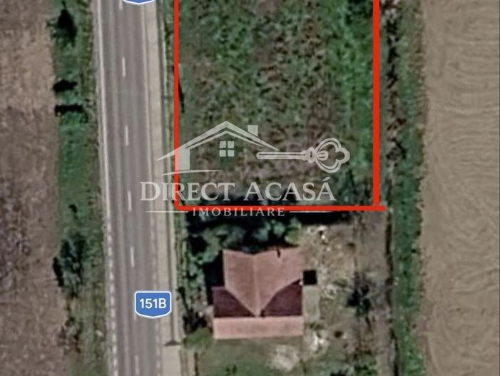 Teren 1400 mp intravilan | Front 48 m | Cerghid | - Poză 1
