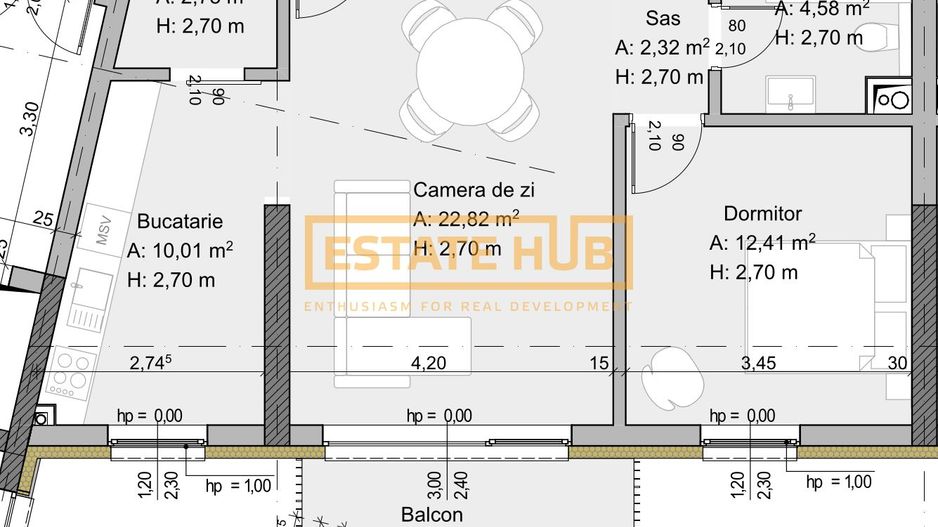 PRESALE Traian 44 | 2 camere premium | 0% comision - Poză 6