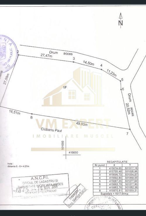TEREN 1617 MP CAMPULUNG-MUSCEL - Poză 2