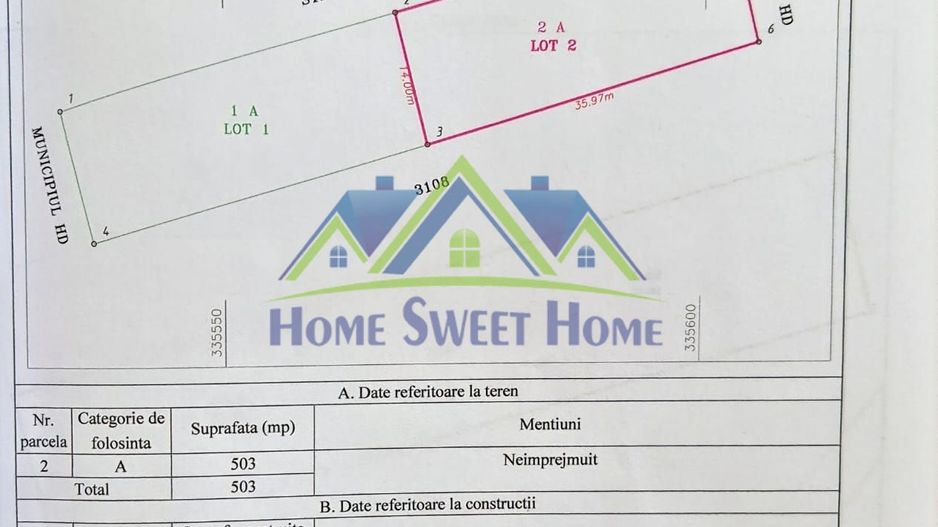 TEREN INTRAVILAN 503 MP – ZONA CASTELUL CORVIN / HOTEL WERK – 16.900 € - Poză 3