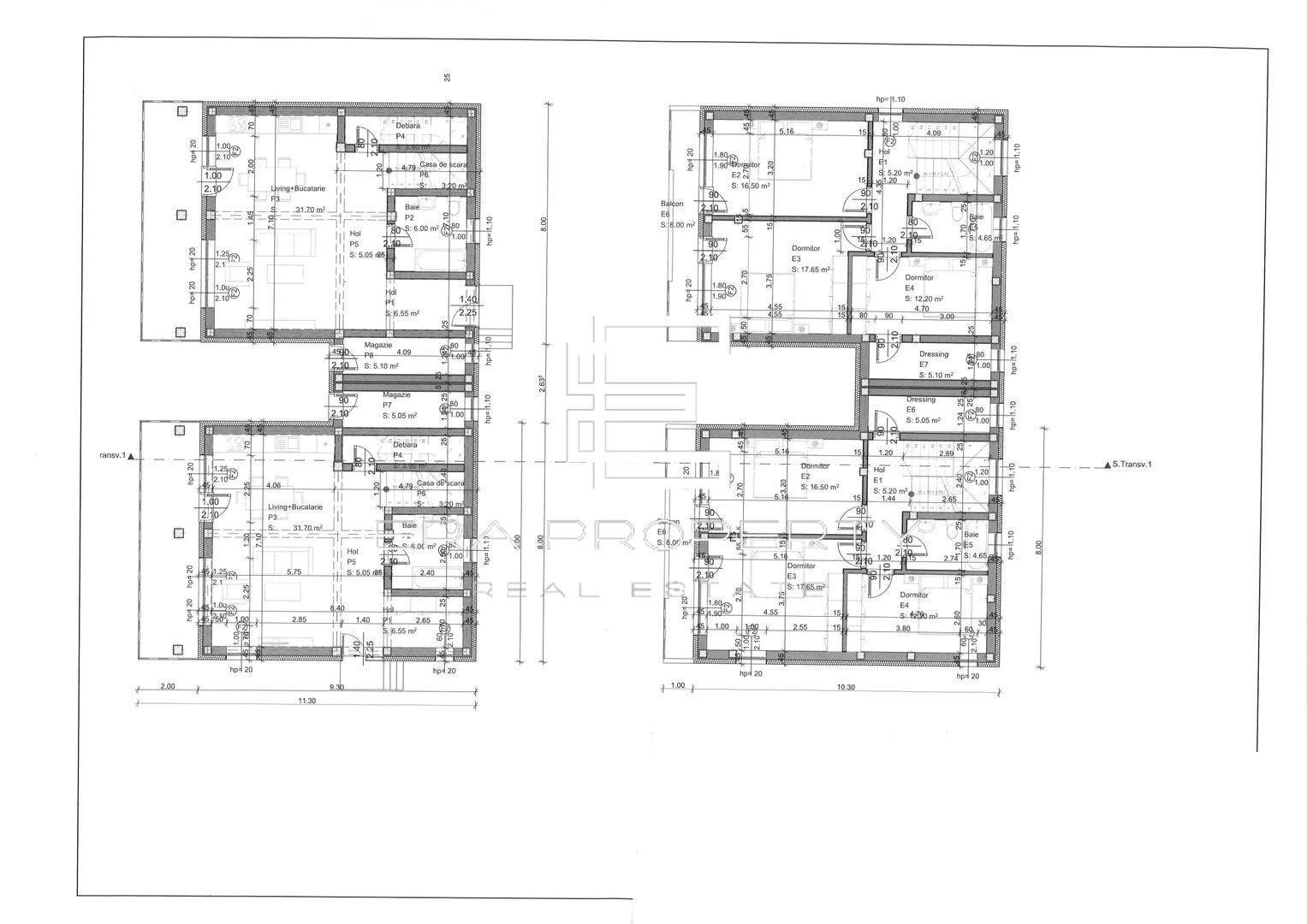 Casă individuală  – 130 mp utili, teren 575 mp, Cartierul Tineretului - Schiță 13