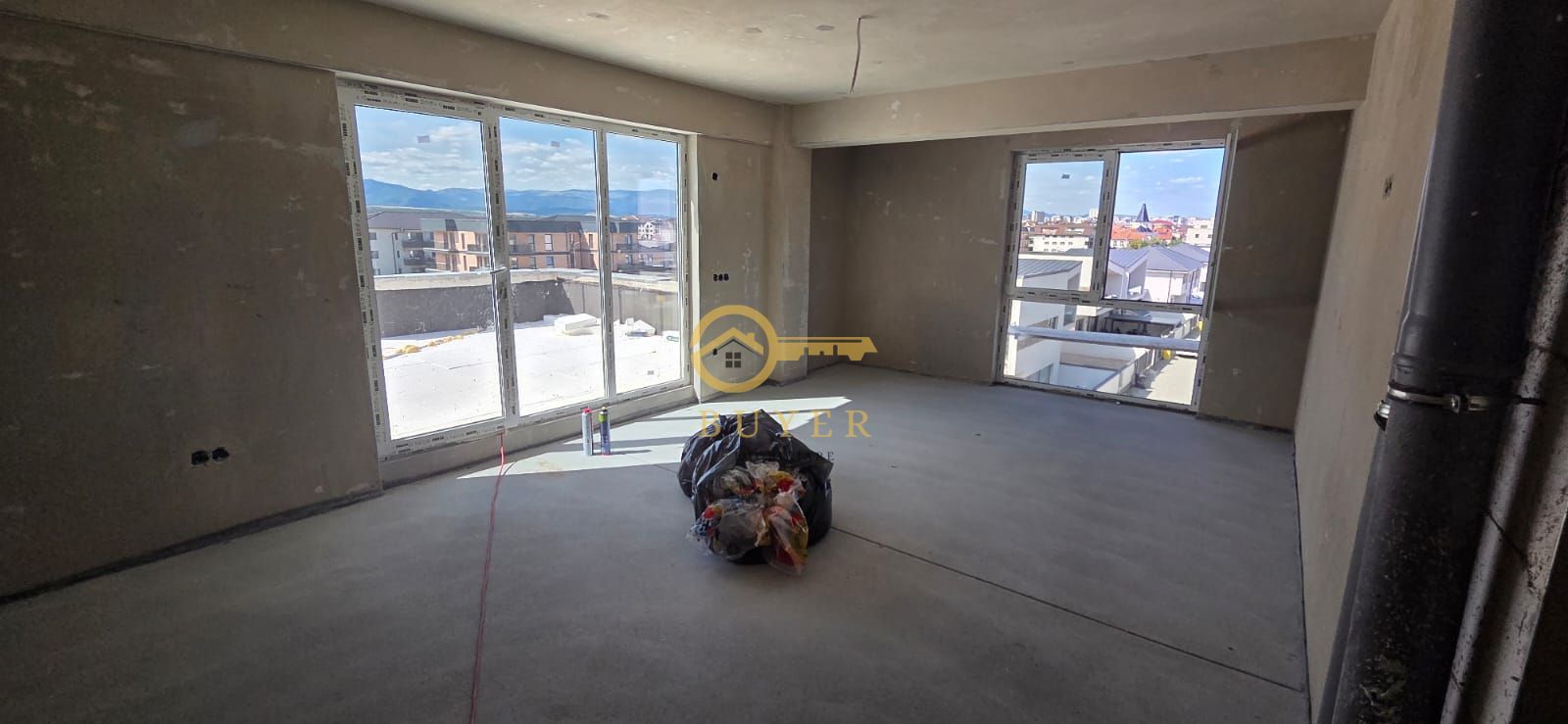 Penthouse cu 3 camere si terasa 47.60mp- Selimbar, panorama spre munti - Poză 4