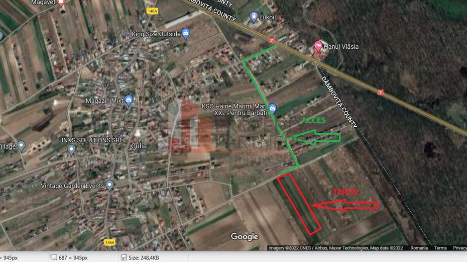 Teren intravilan Gulia - Dambovita - Poză 2