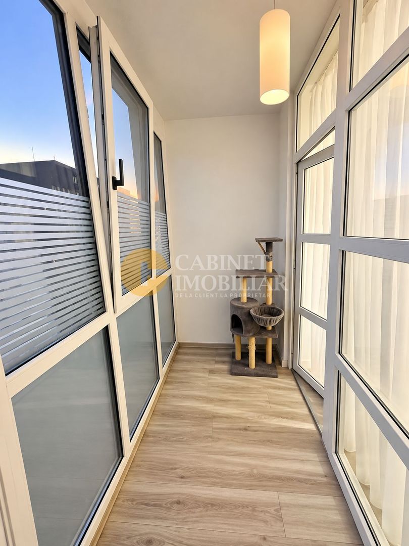 2 camere decomandat - 61mp - mobilat&utilat - ETAJ intermediar - zona Visoianu - Poză 12