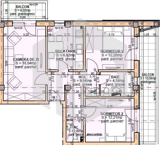 La Cheie | OPORTUNITATE | 3 camere | Intabulat | 0% Comision - Poză 2