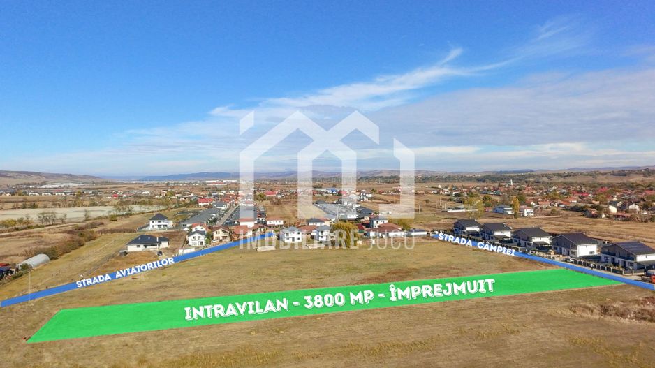 Teren intravilan 3800 mp Jucu de Mijloc | Str. Câmpiei | Dezvoltare - Poză 1