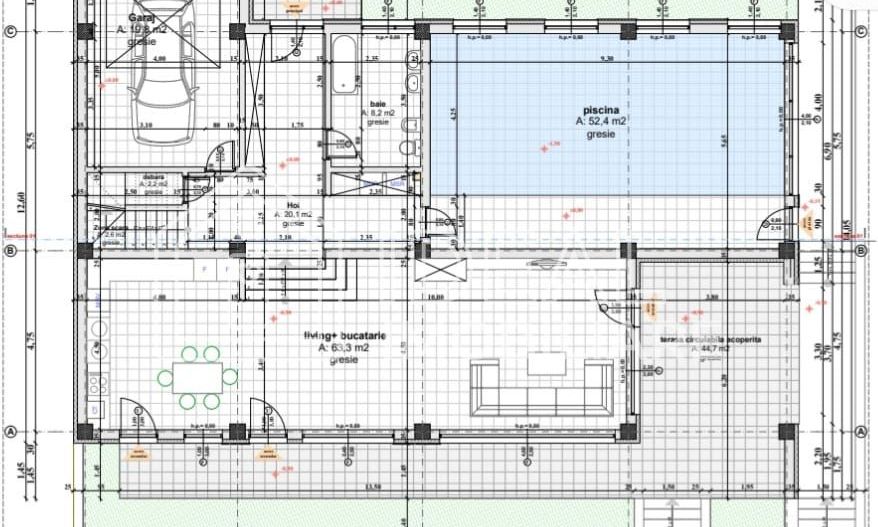 Casa  Exclusivista cu piscina si 1200 mp de teren, in Cisnadie - Schiță 16