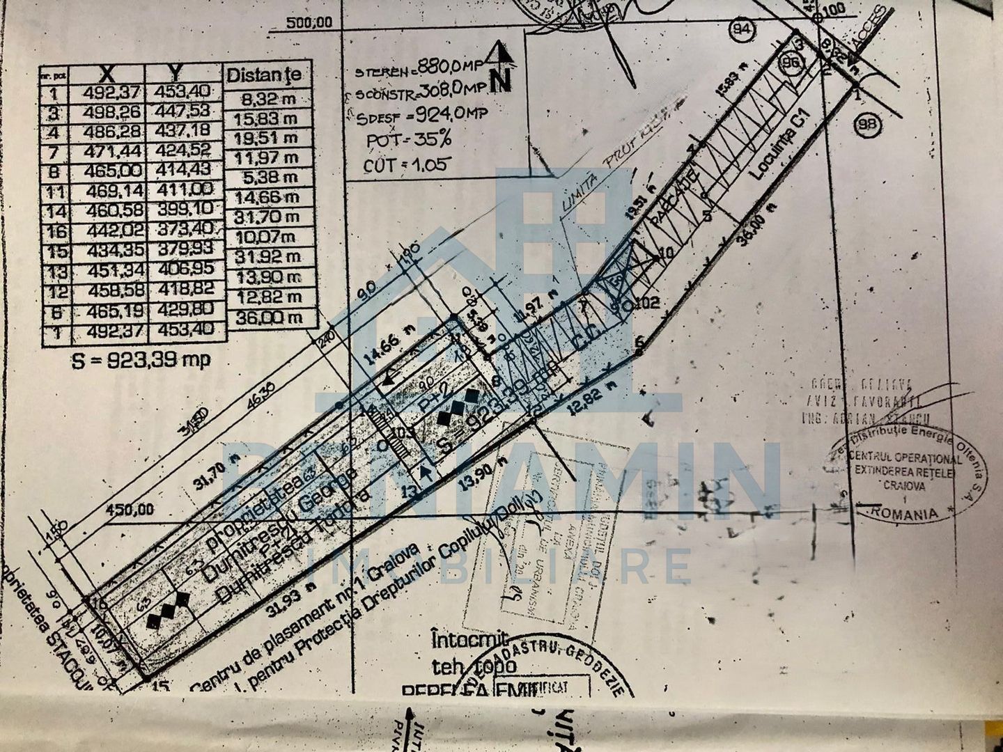 Teren 923mp - toate utilitatiile - investitie - Imparatul Traian - Poză 6