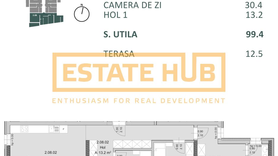 Apartament nou 4 camere BRD Mărăști | Comision 0% - Poză 2