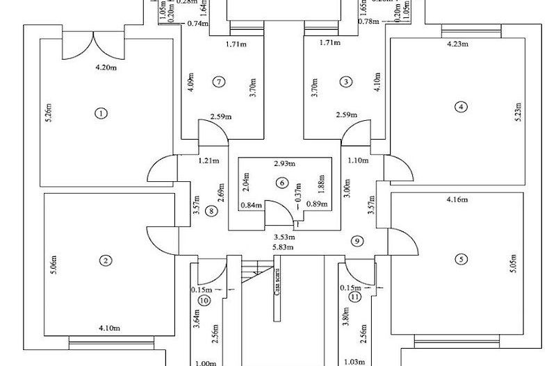 Casă de vânzare | Ultra-centrală | 660 mp utili | 7 unități locative - Schiță 16