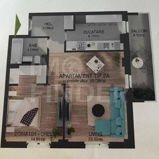 Apartament 2 camere, parcare, zona Calea Turzii, Zorilor - Poză 7