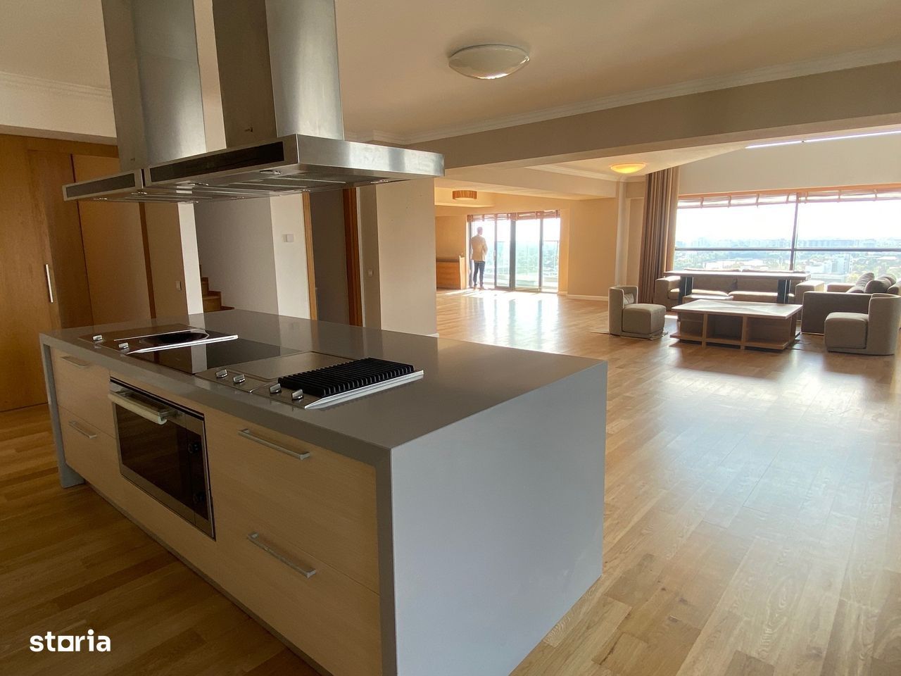 Duplex spectaculos 5 camere 266mp balcoane 32mp Pipera, Floreasca Nord - Poză 5