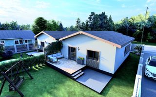 Oferim spre vanzare, Case tip duplex despartite prin spatiu verde, Giroc - Poză 5