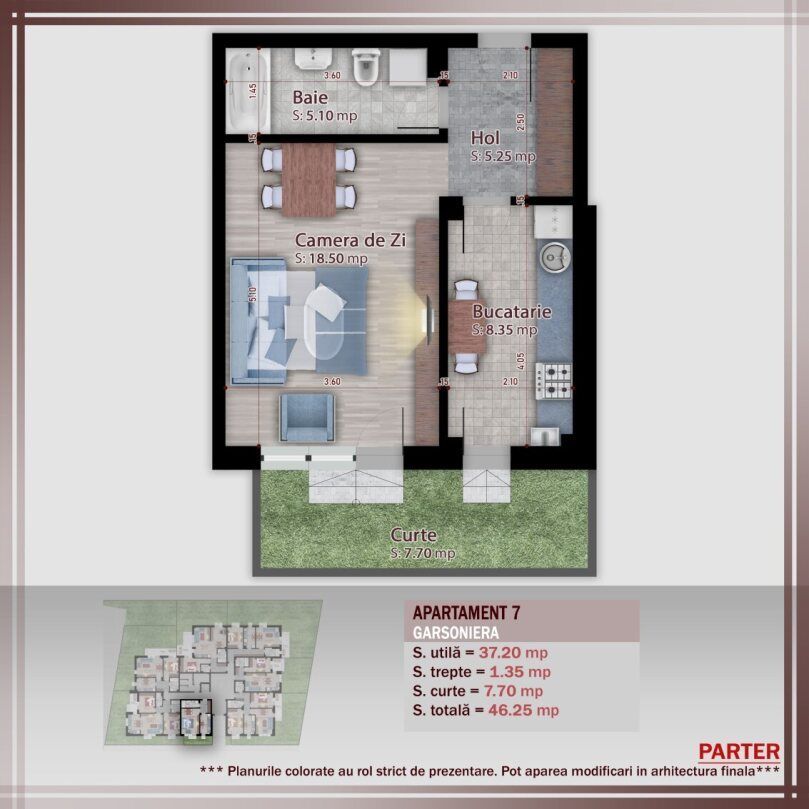 Garsoniera -gradina proprie Metrou Nicolae Teclu - Schiță 10