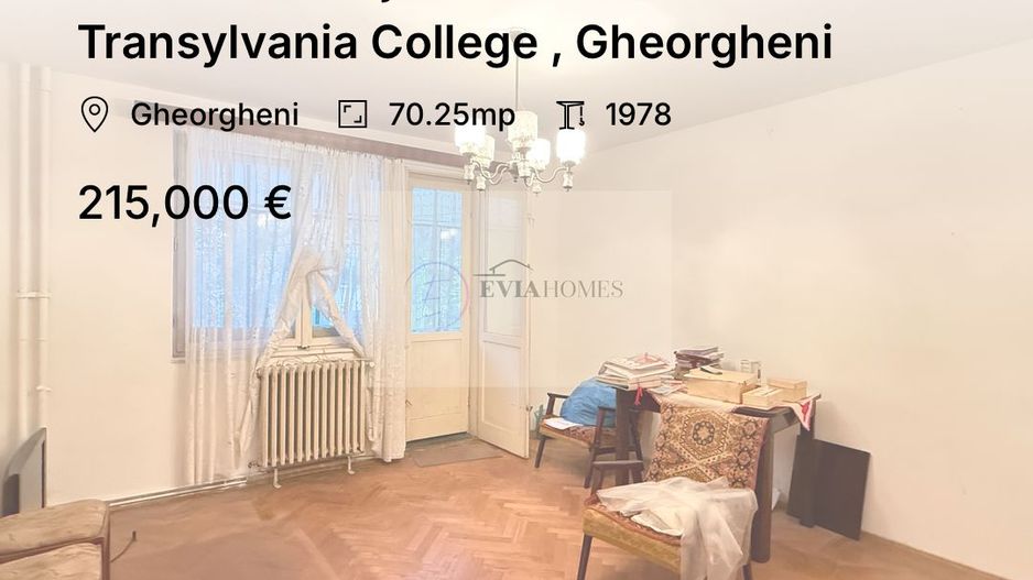 4 camere/ etaj intermediar/ Zona Transylvania College , Gheorgheni - Poză 1