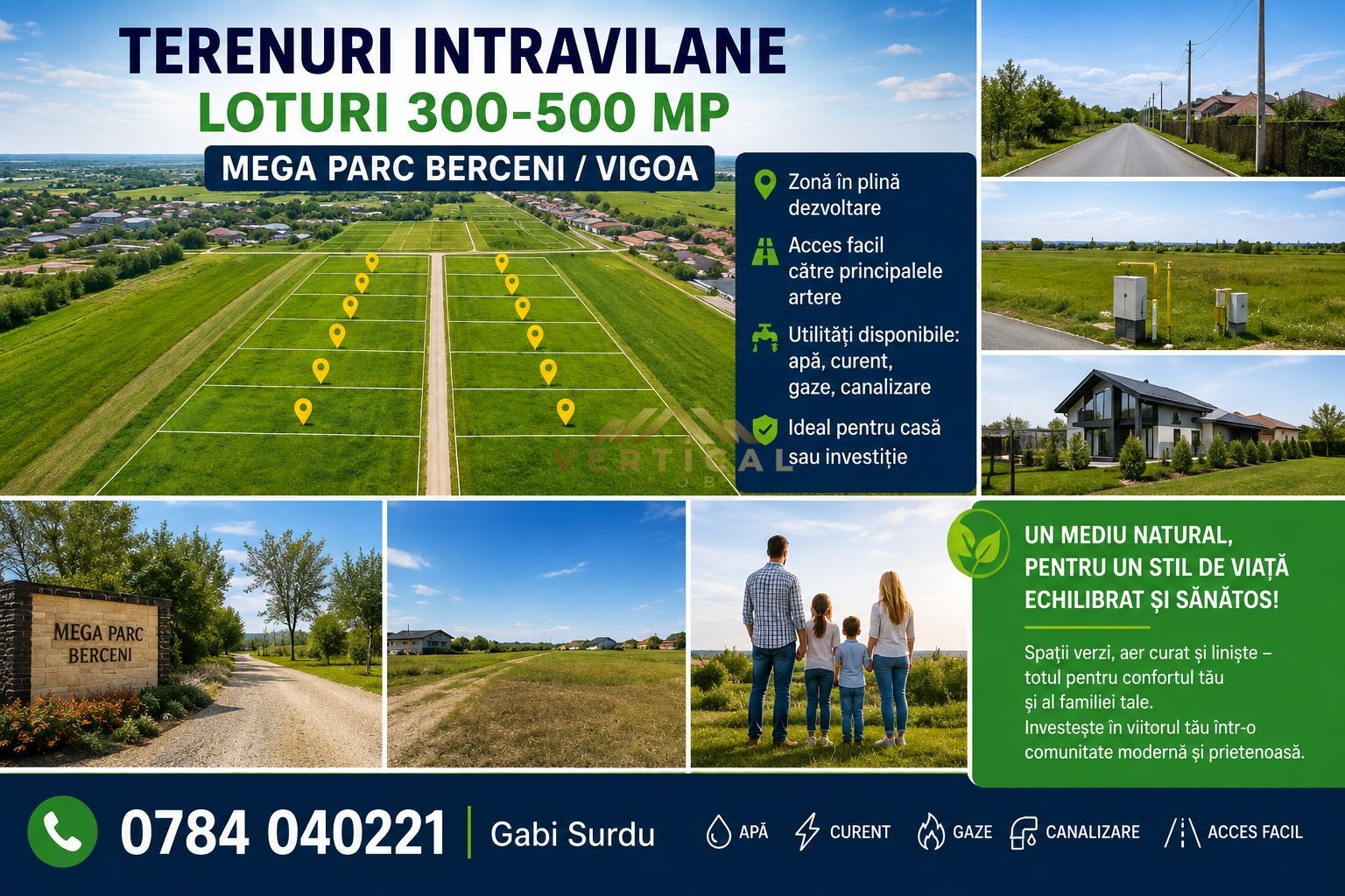 🌿Loturi de casa de la 300mp la 500mp cu posibilitate Rate Berceni - Poză 1