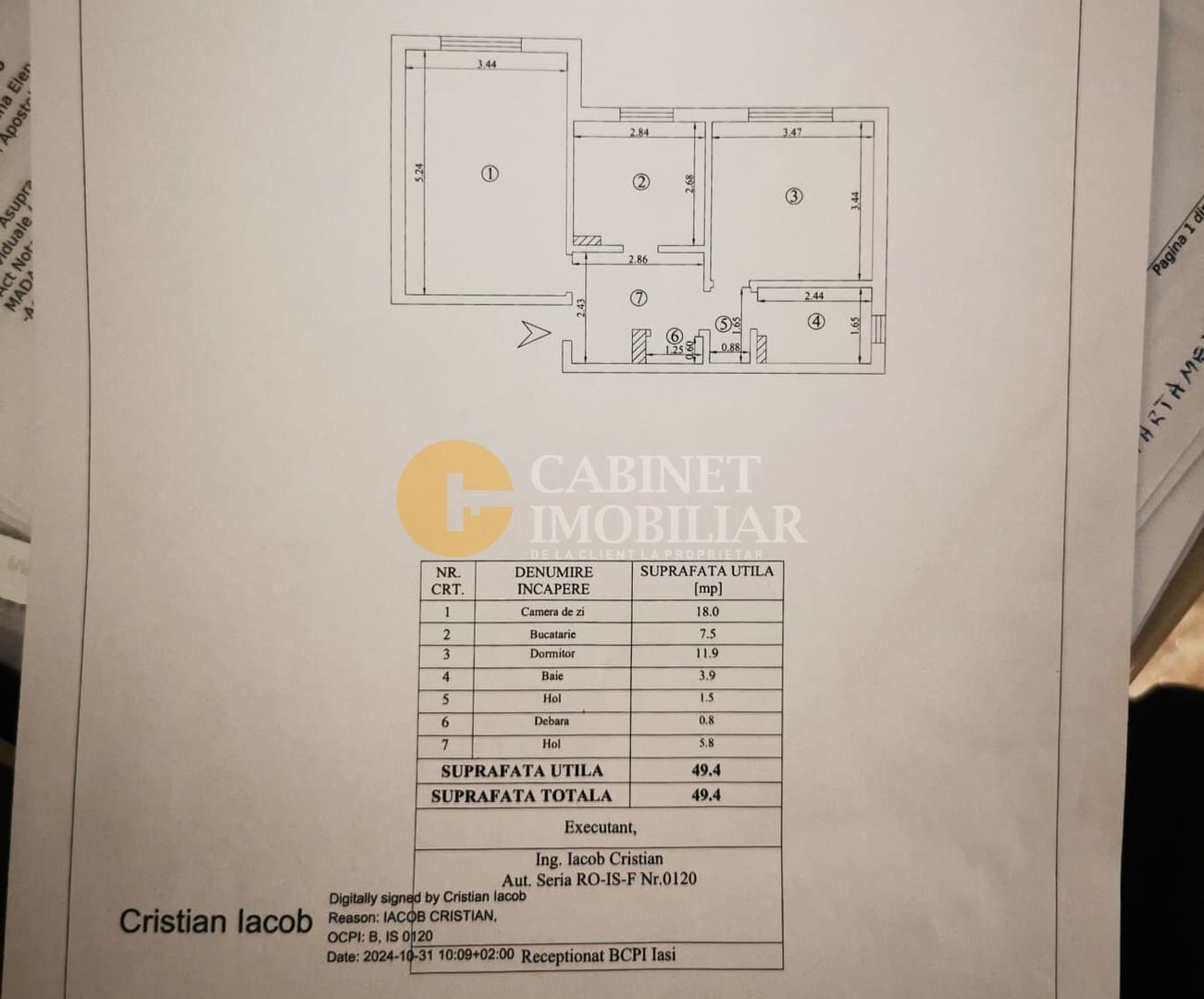 2 camere decomandat – Nicolina (Belvedere) - Poză 5