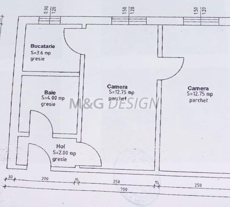 Apartament 2 camere zona Sagului - Schiță 8
