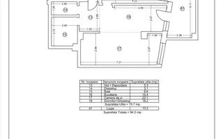 Tomis Nord/Carrefour -Vanzare apartament cu 2 camere, bloc nou. - Poză 18