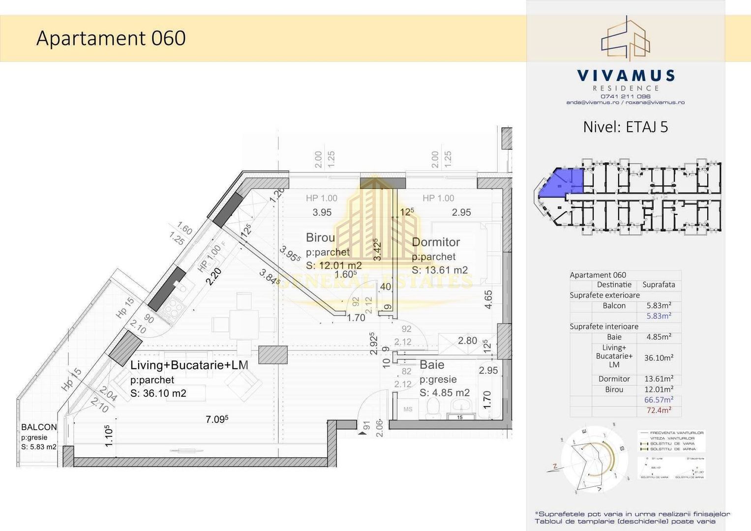 Apartament cu 3 camere, Tractoru, Brasov - Poză 2