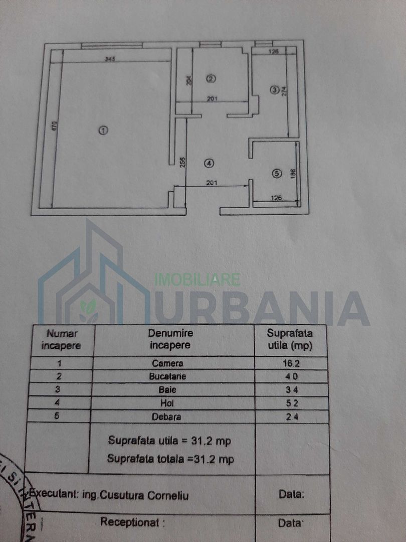 Apartament 1 camera de vanzare, zona Frumoasa, Iasi - Poză 1